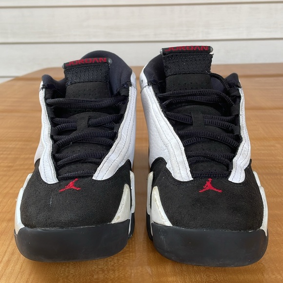 Jordan 14 Retro Black Toe (2024) Kids Shoes Size 5.5Y NBA Basketball - Picture 3 of 11